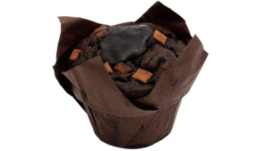 Dark chocolate muffin